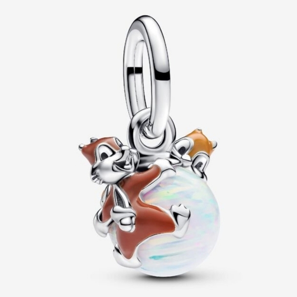 Pandora Disney Chip & Dale Bauble Dangle CharmSterling silver - Picture 1 of 6